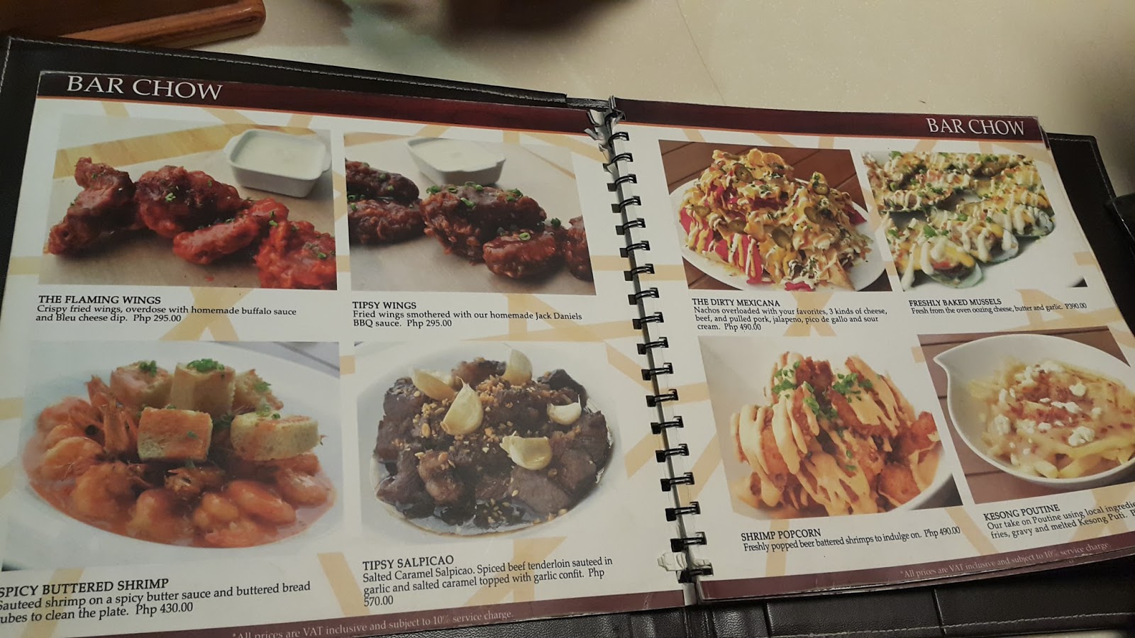 Tipsy Pig BGC 음식