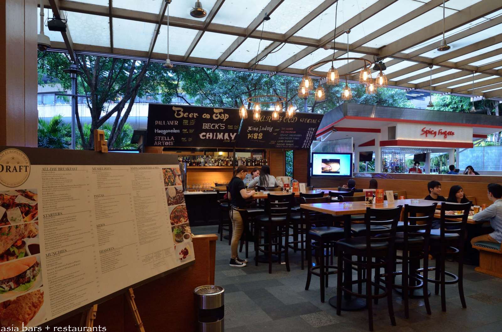 Draft Gastropub 음식 메뉴