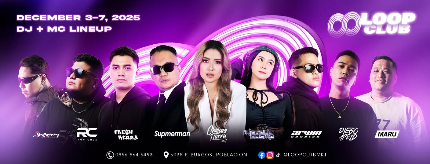 Loop Club Makati 입구 & 야경